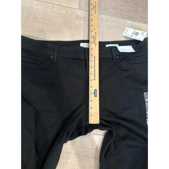 JESSICA SIMPSON WOMENS Plus Kiss Me Super Skinny Jeans BLACK NEW 24W - Picture 4 of 10